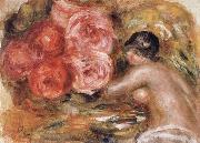 Roses and Study of Gabrielle, Pierre Renoir